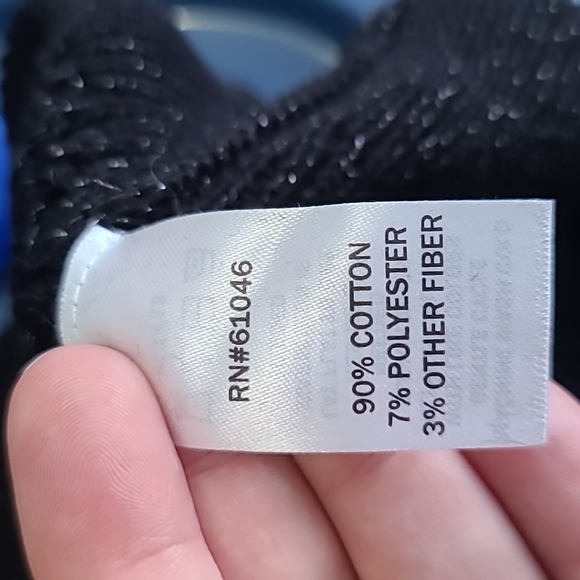 V-neck Black Silver Sweater - Silver Sparkle - Picture 7 of 7